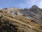 Hippenspitze -Normalweg von Westen- - Gipfelanstieg Ã¼ber die schrofige Westflanke