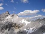 Unbenannter Gipfel  (P. 2526) - Blick zur Kaltwasserkar-und Rauhkarlspitze