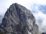 Fiechterspitze(2298m)-Mittagspitze(2333m)-Schneekopf(2313m) - Fiechterspitze von Westen mit Abstiegskamin
