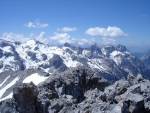 Ã–stliche Karwendelspitze - Blick nach SW zur gr. Seekarspitze