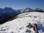 Vorderskopf - Blick ins Karwendel vom Gipfelplateau aus