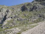 Hochkarspitze -Normalweg von Westen- - Durchstieg durch die Schrofenwand
